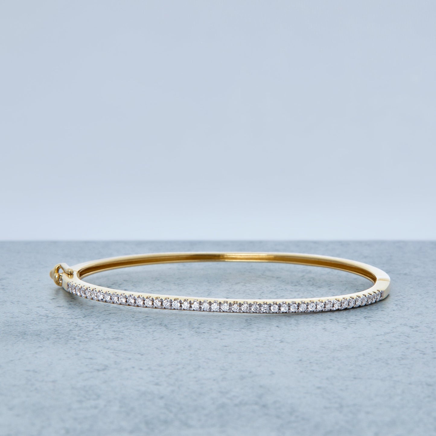 Diamond Tennis Bangle in Sparkling Design