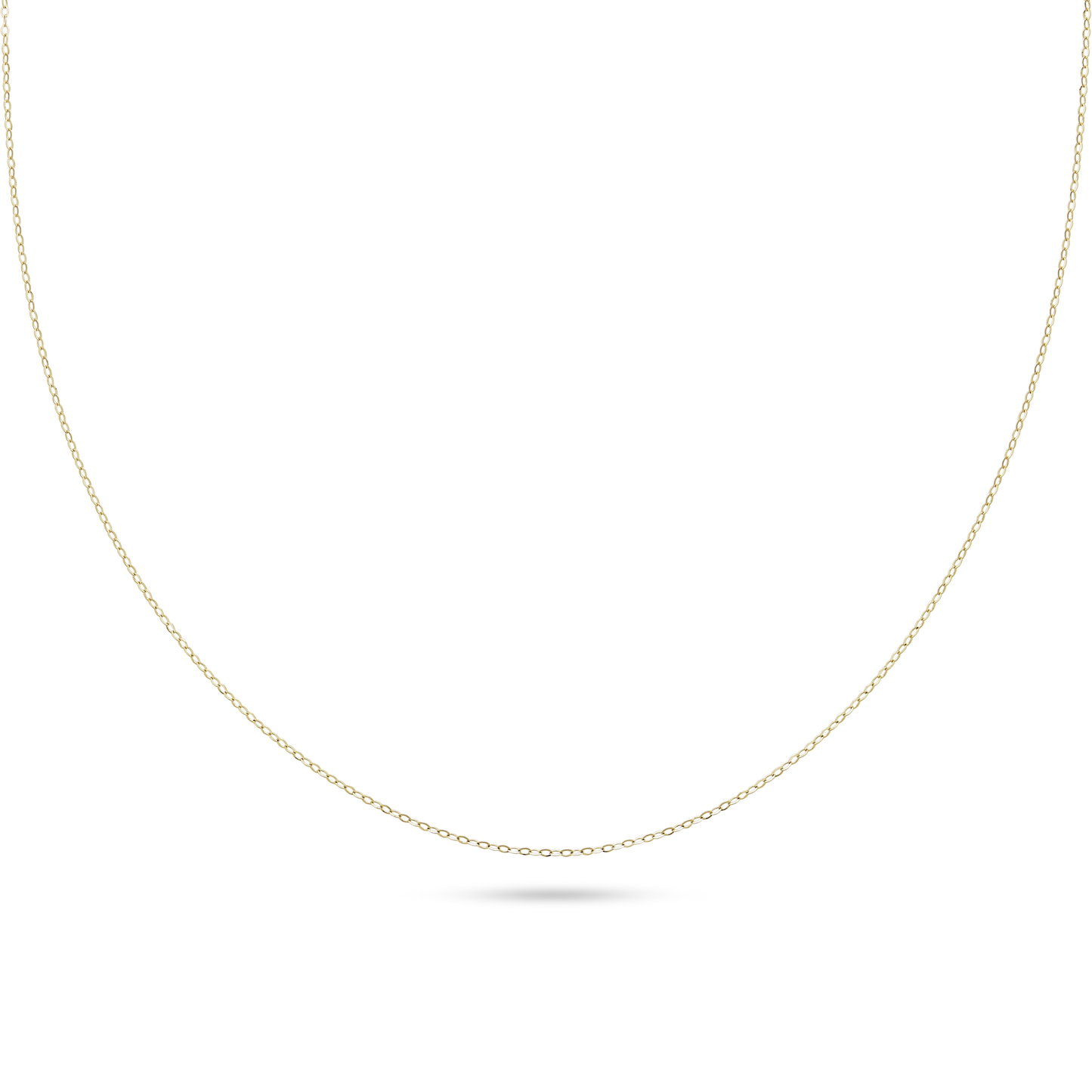 Delicate Dappled Link Chain Necklace