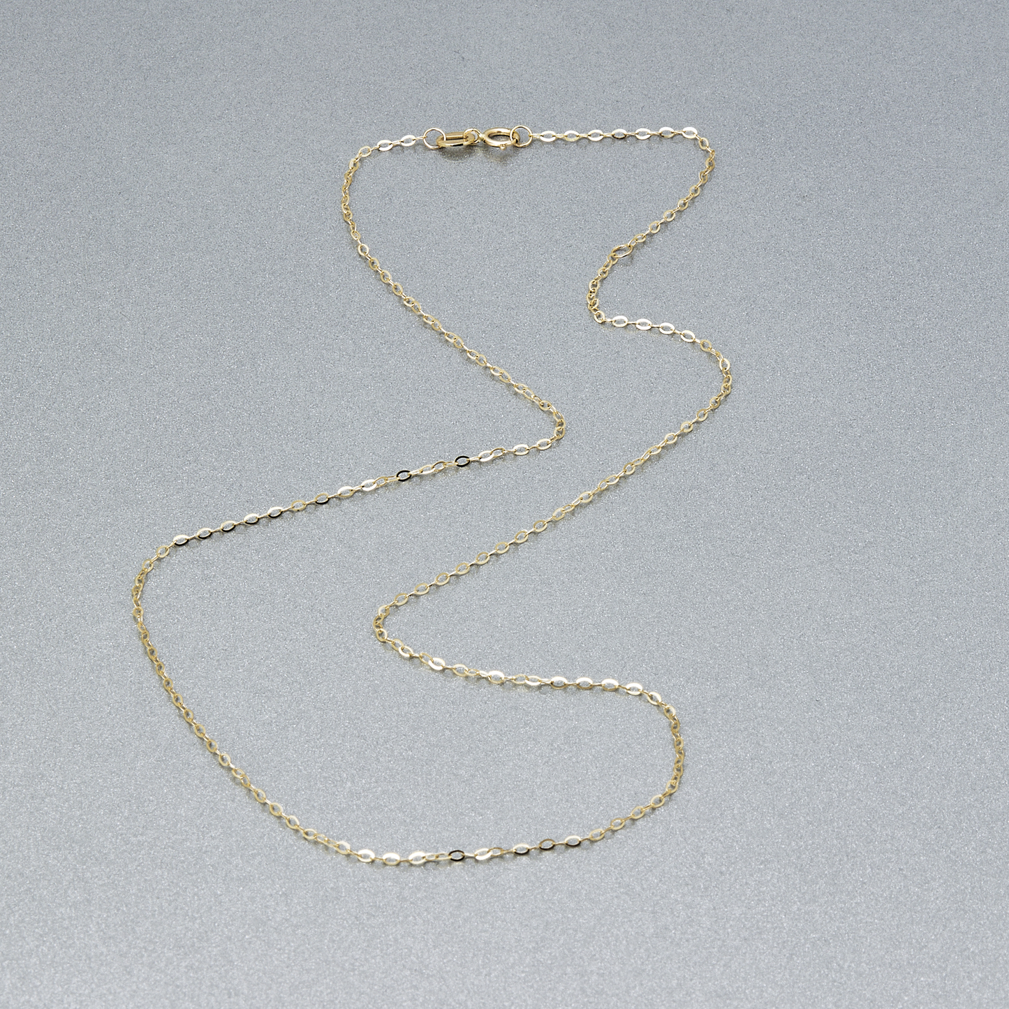 Delicate Dappled Link Chain Necklace