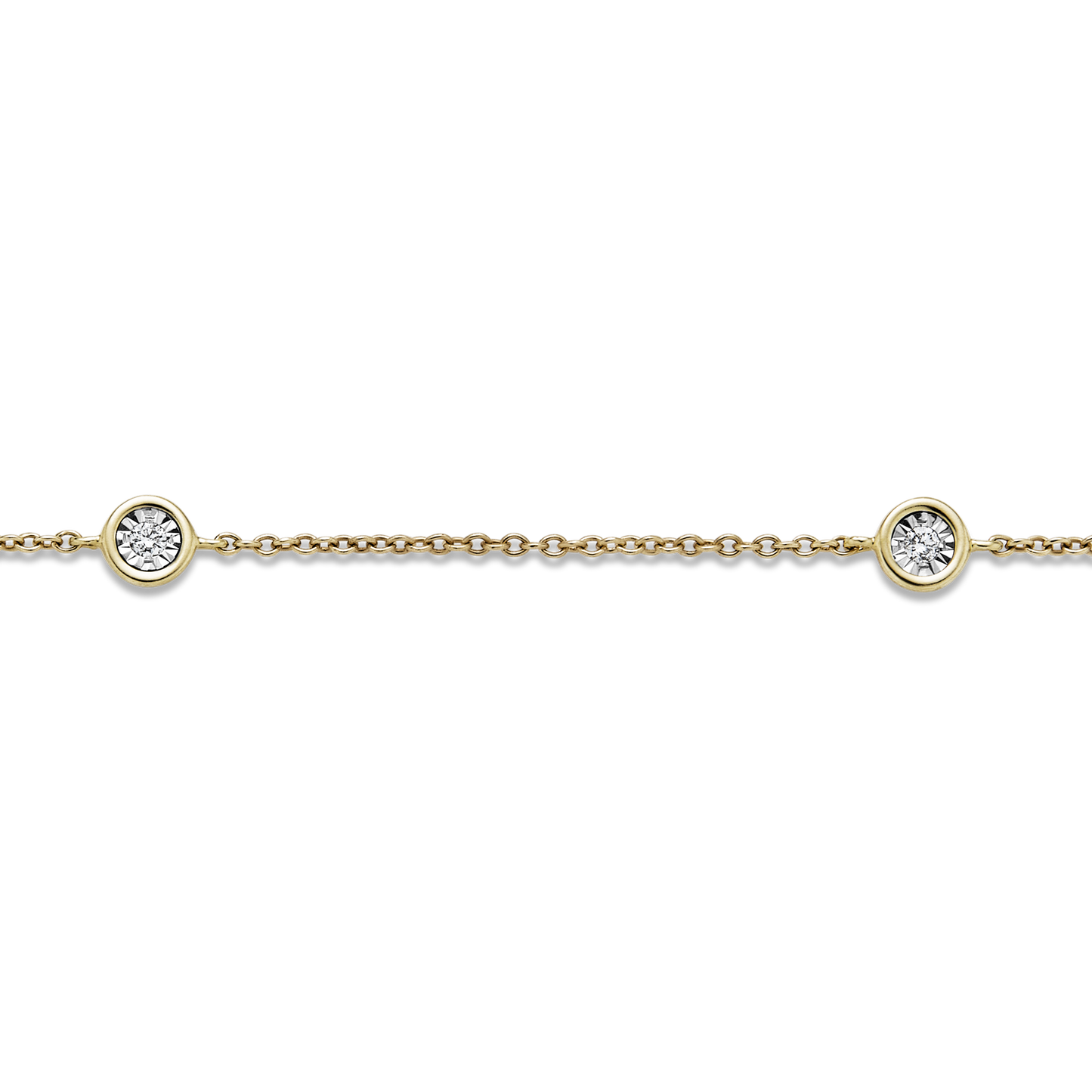 Diamond Bracelet with Twelve Stones