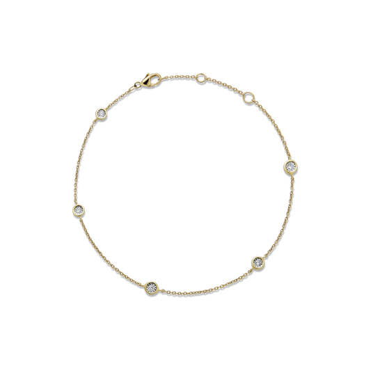 Diamond Bracelet with Twelve Stones