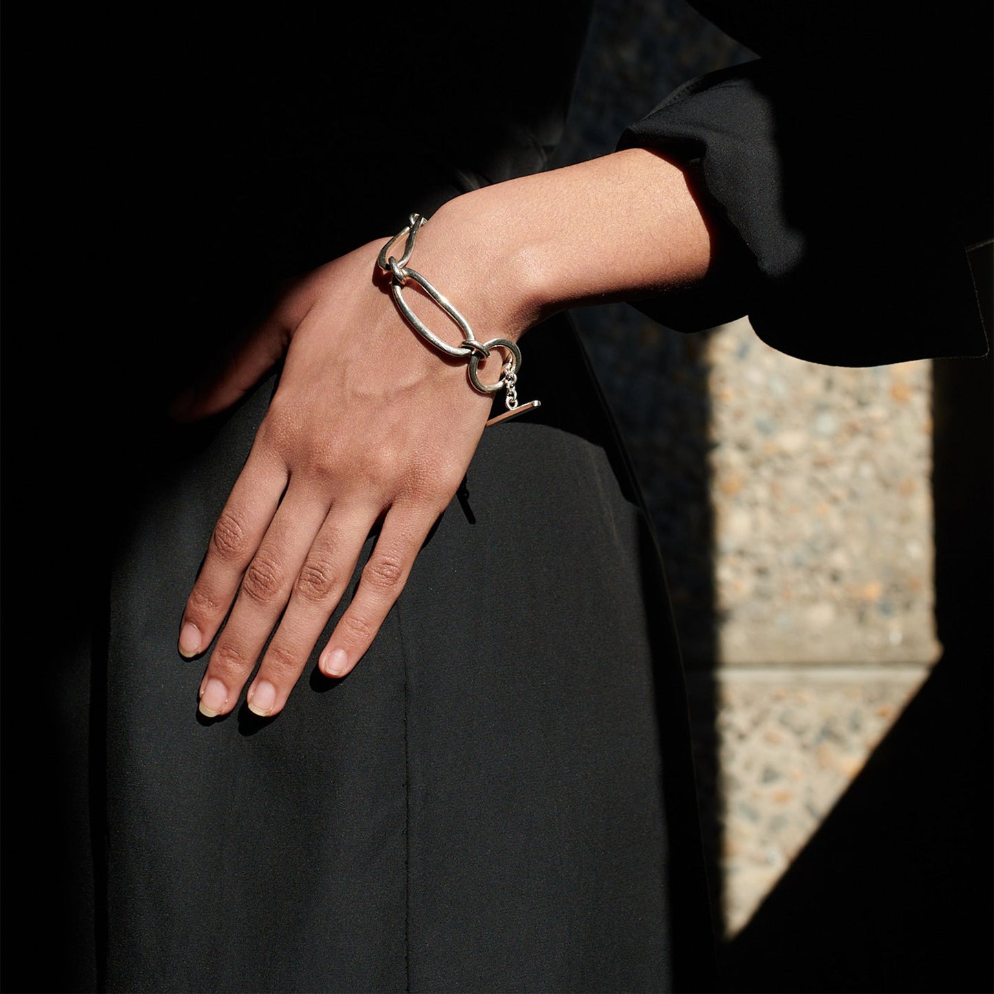 Elegant Bracelet in Silver and Gold