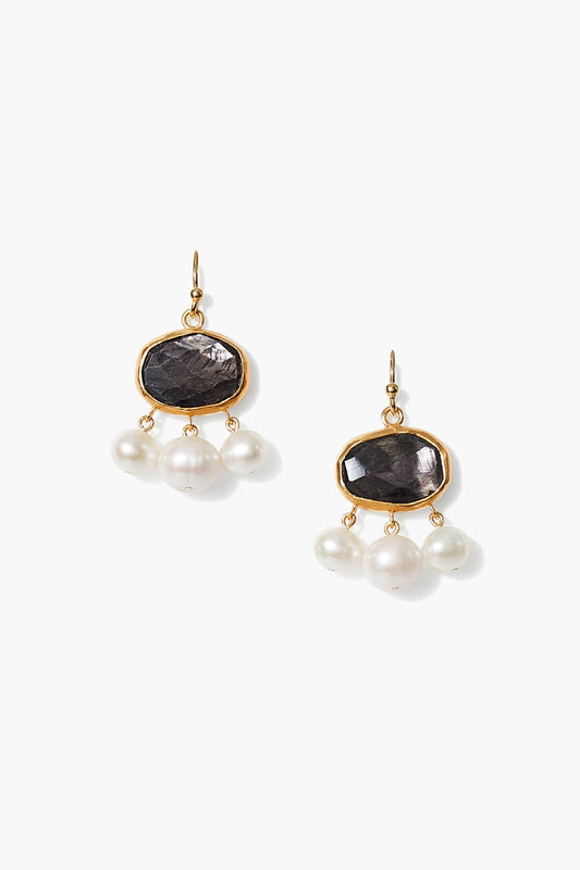 Hypersthene Mix Drop Earrings for Stylish Look