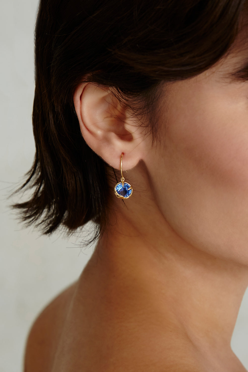 Sapphire Crystal September Birthstone Earrings