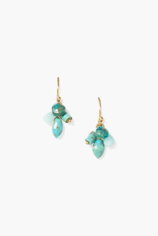 Turquoise Mix Earrings for Stylish Look