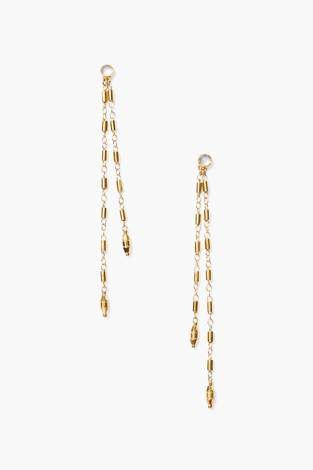 Yellow Gold Drop Earrings for Elegant Style