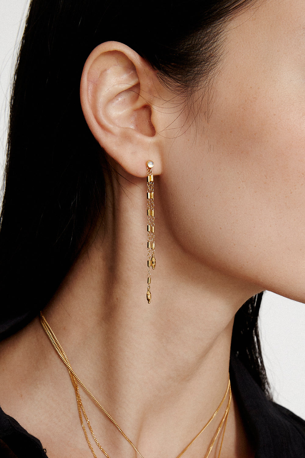 Yellow Gold Drop Earrings for Elegant Style