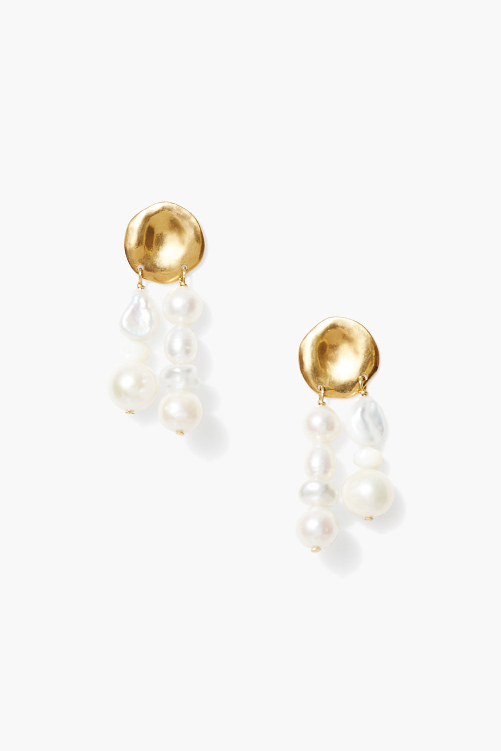 White Pearl Mix Harmony Earrings