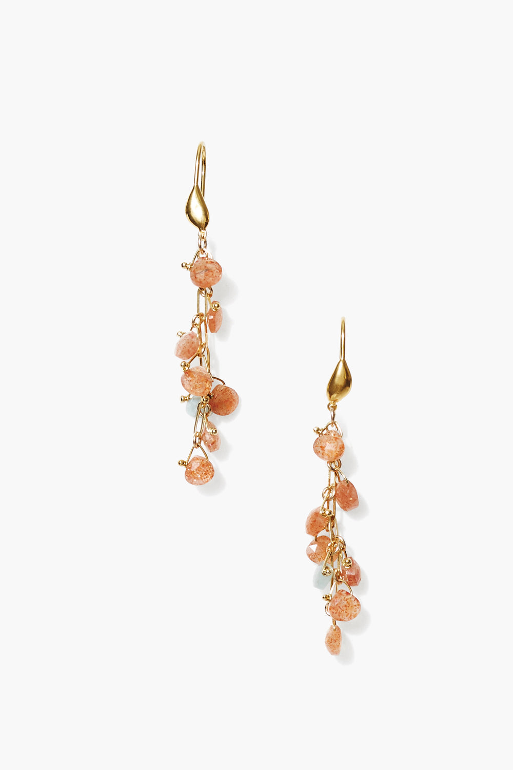 Sunstone Mix Earrings in Elegant Design