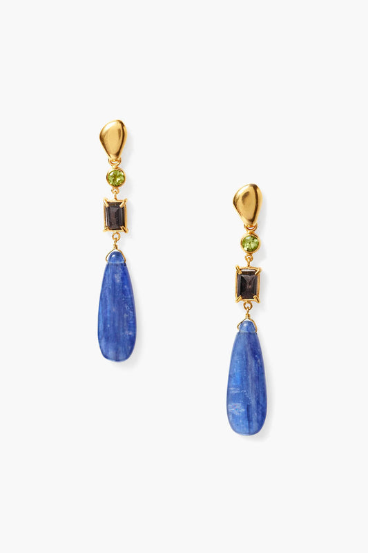 Kyanite Mix Earrings in Stylish Design