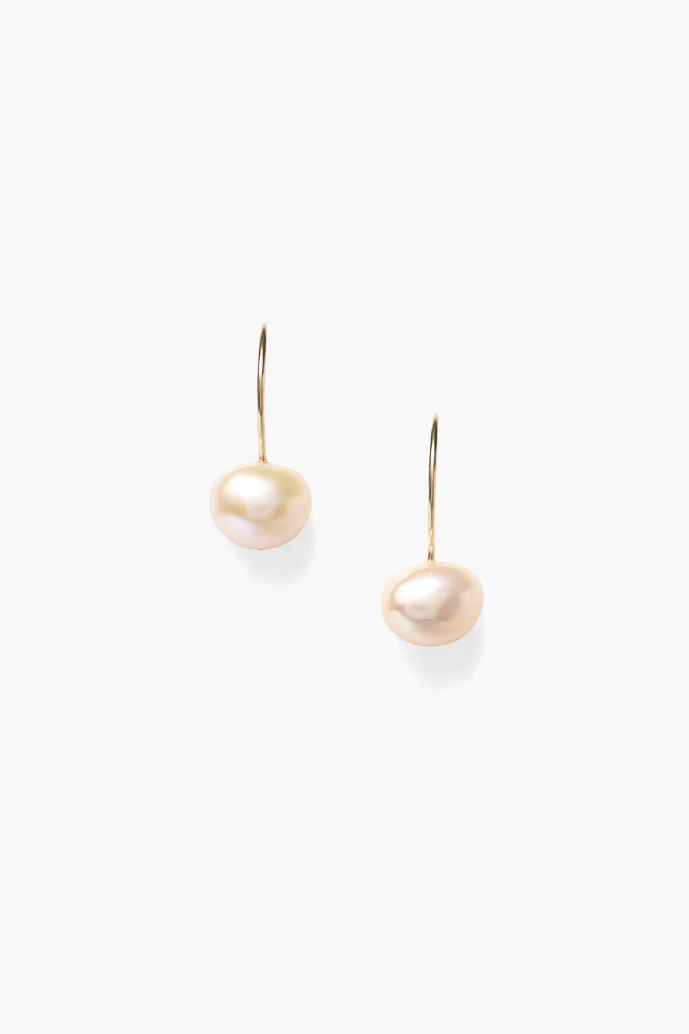 Petite 14k Gold Keshi Pearl Earrings