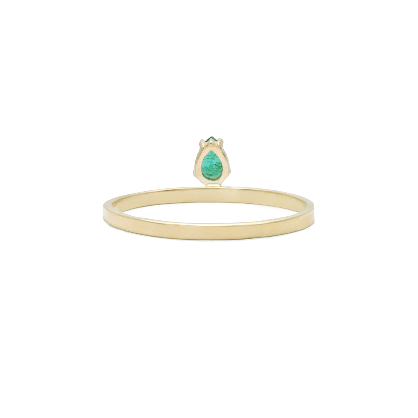 Emerald Candy Bar Ring in Fine Design