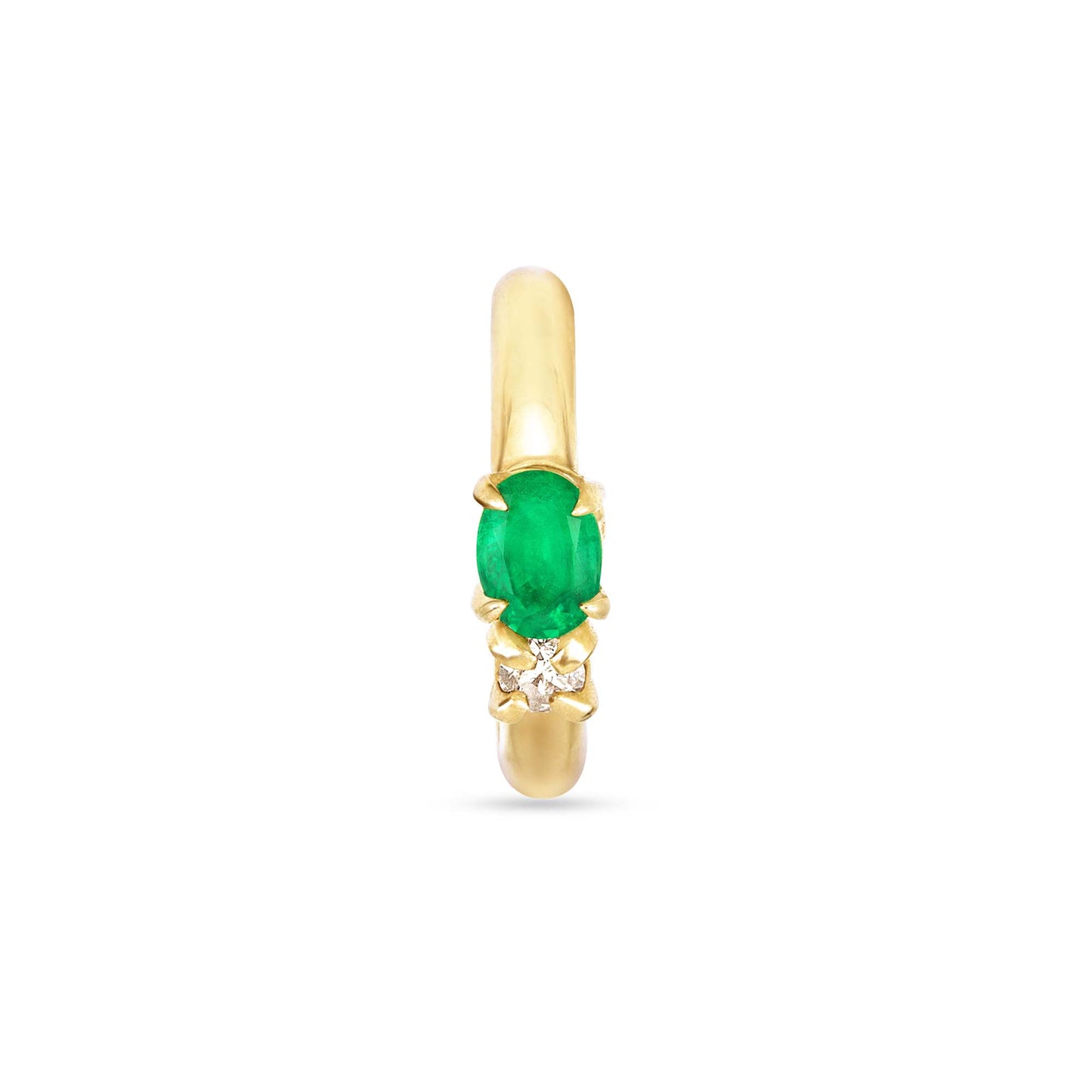 Emerald Stone Stylish Earcuff Design