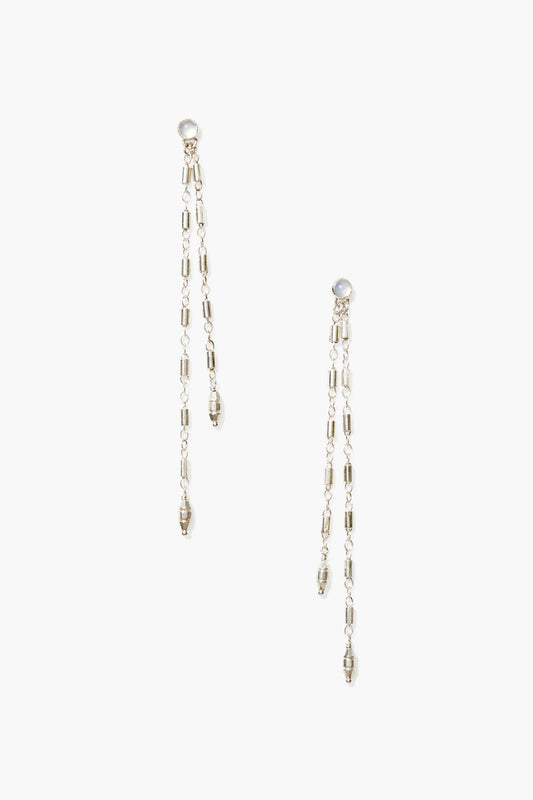 Silver Drop Earrings in Elegant Design