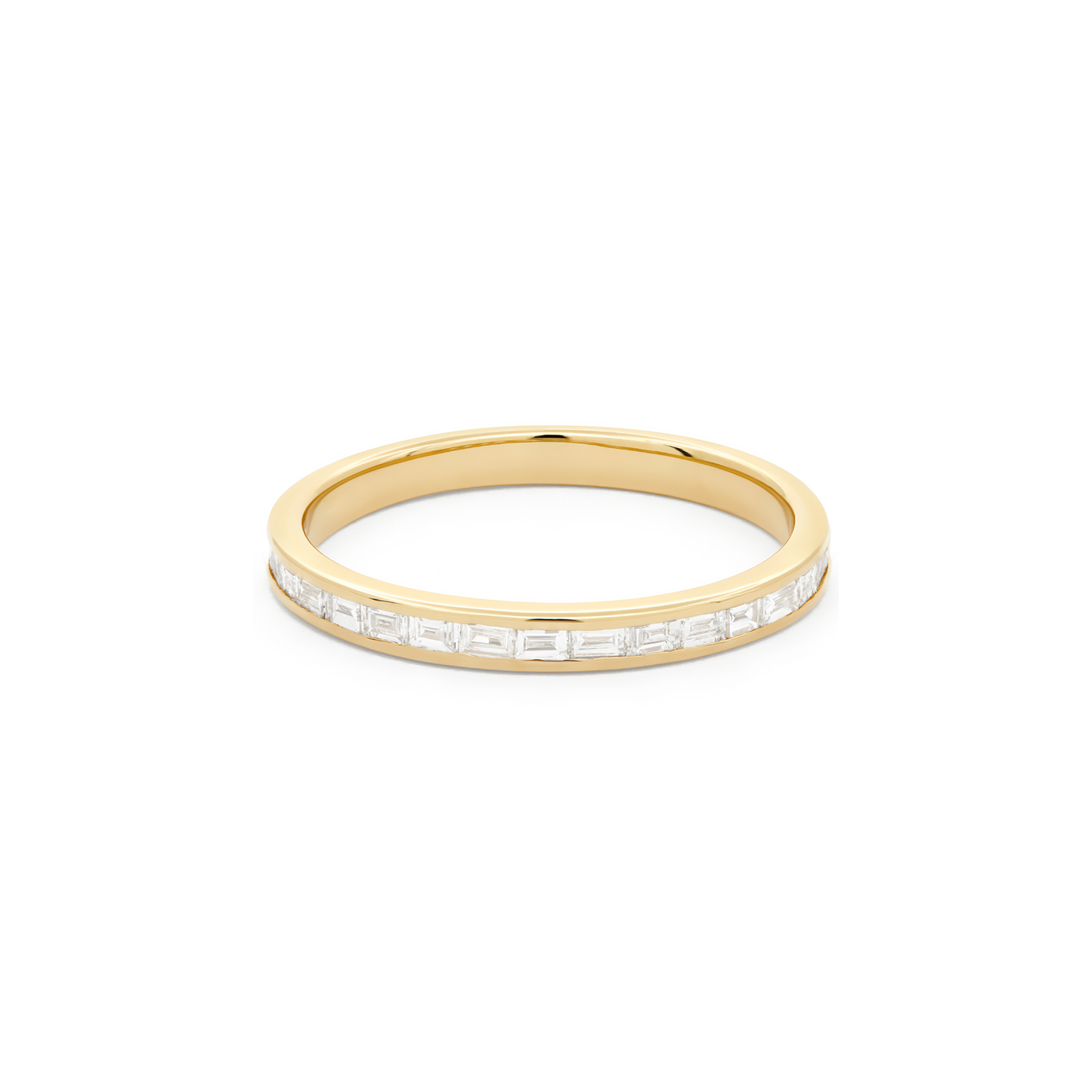 Baguette Diamond Band in Elegant Design