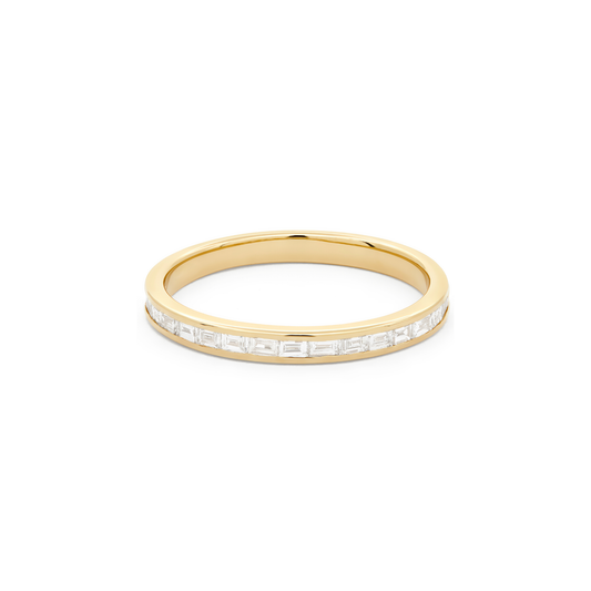 Baguette Diamond Band in Elegant Design