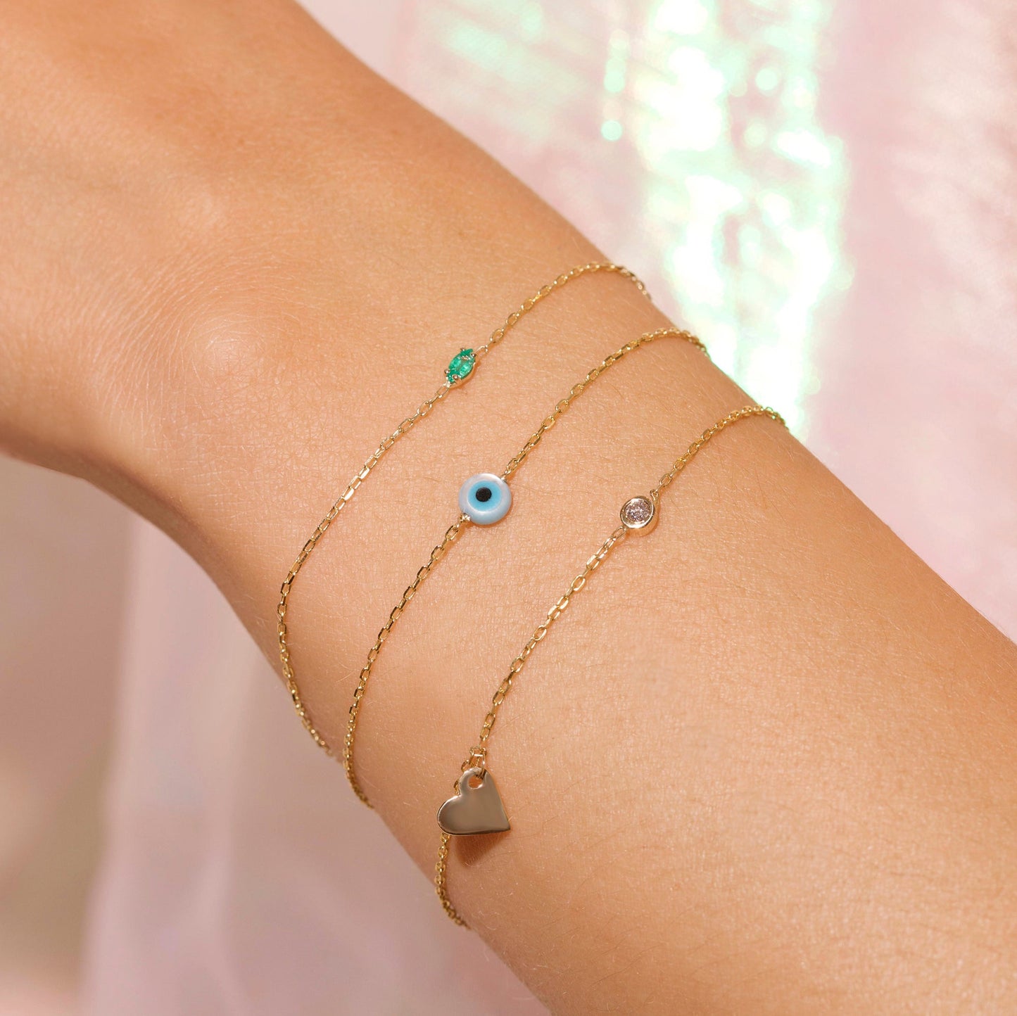 Stylish Evil Eye Bracelet in Durable Material