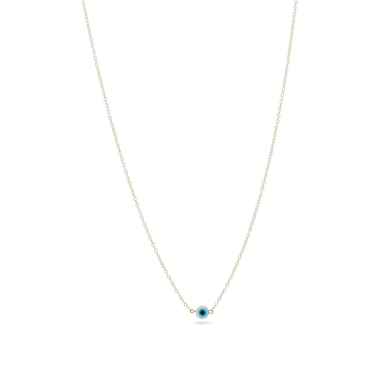 Protective Evil Eye Necklace in Silver