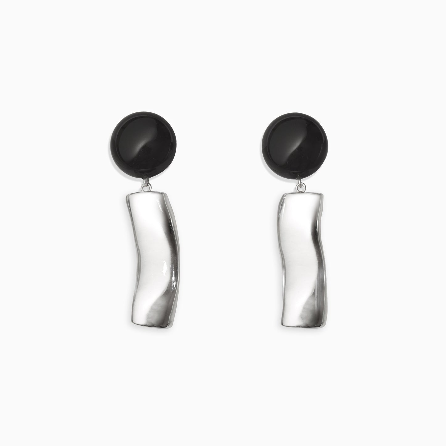 Short Silver Ellsworth Earrings for Everyday Wear