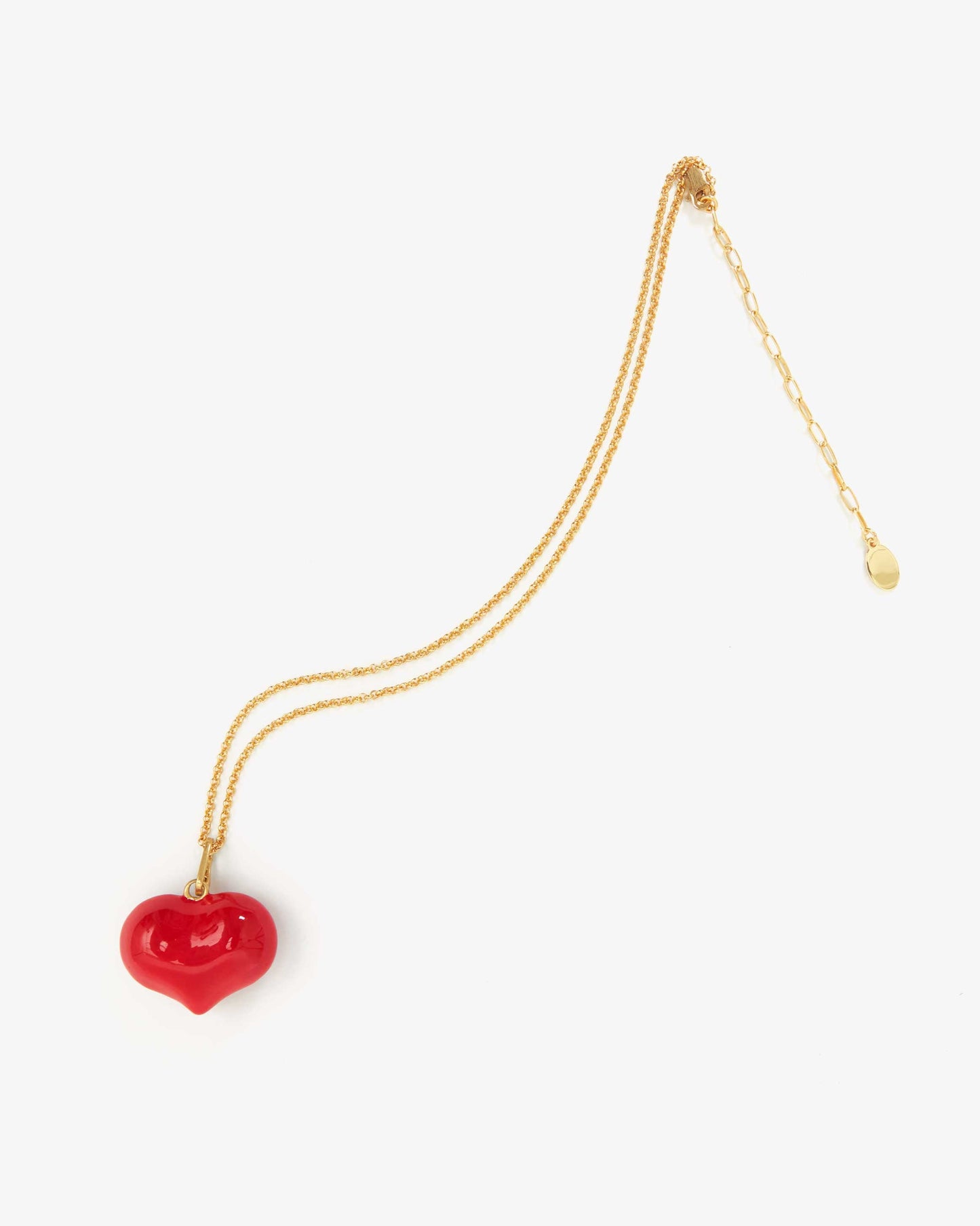 Colorful Enamel Mylar Heart Charm Decoration