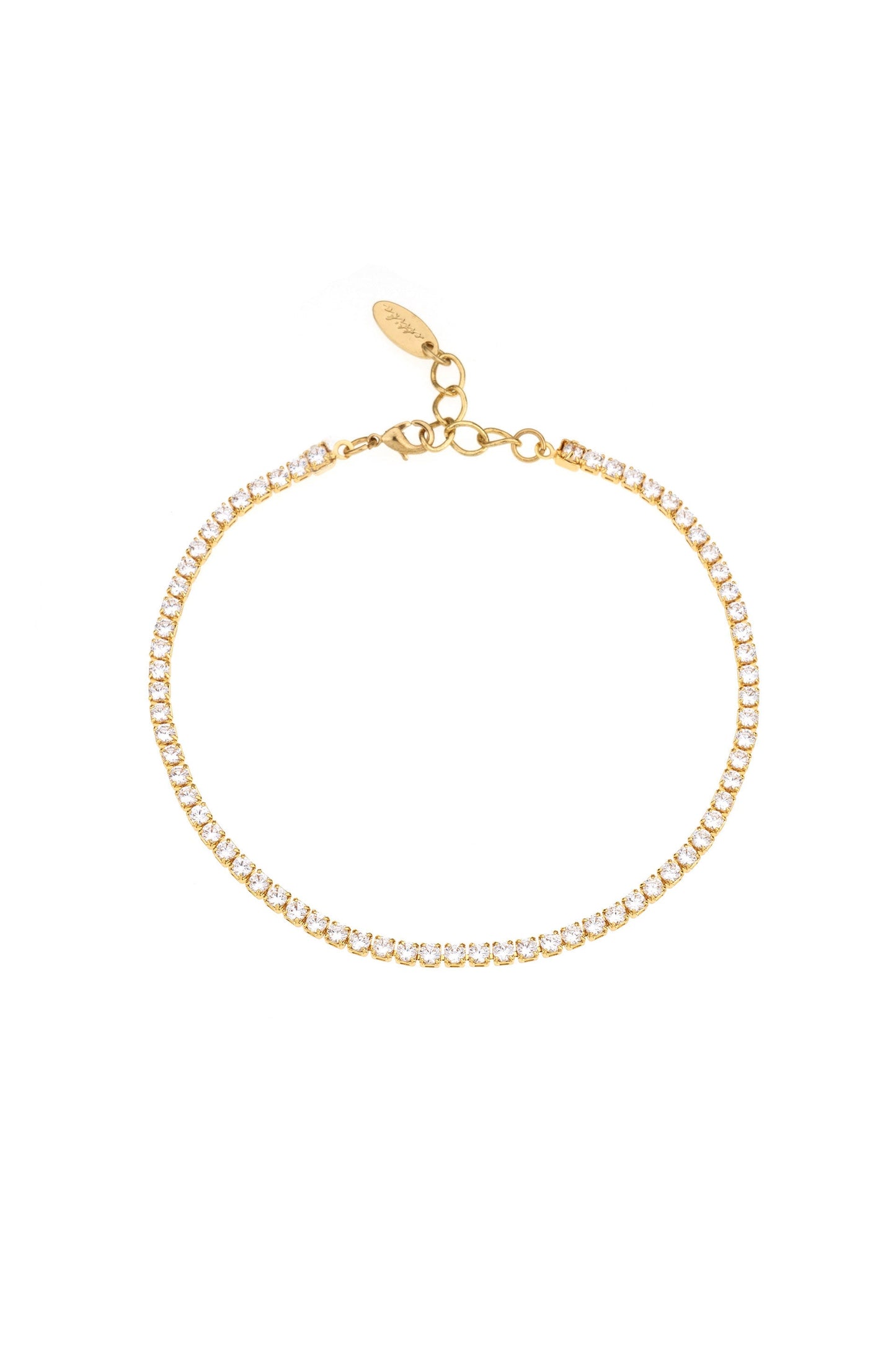 Crystal Band Anklet for Elegant Style