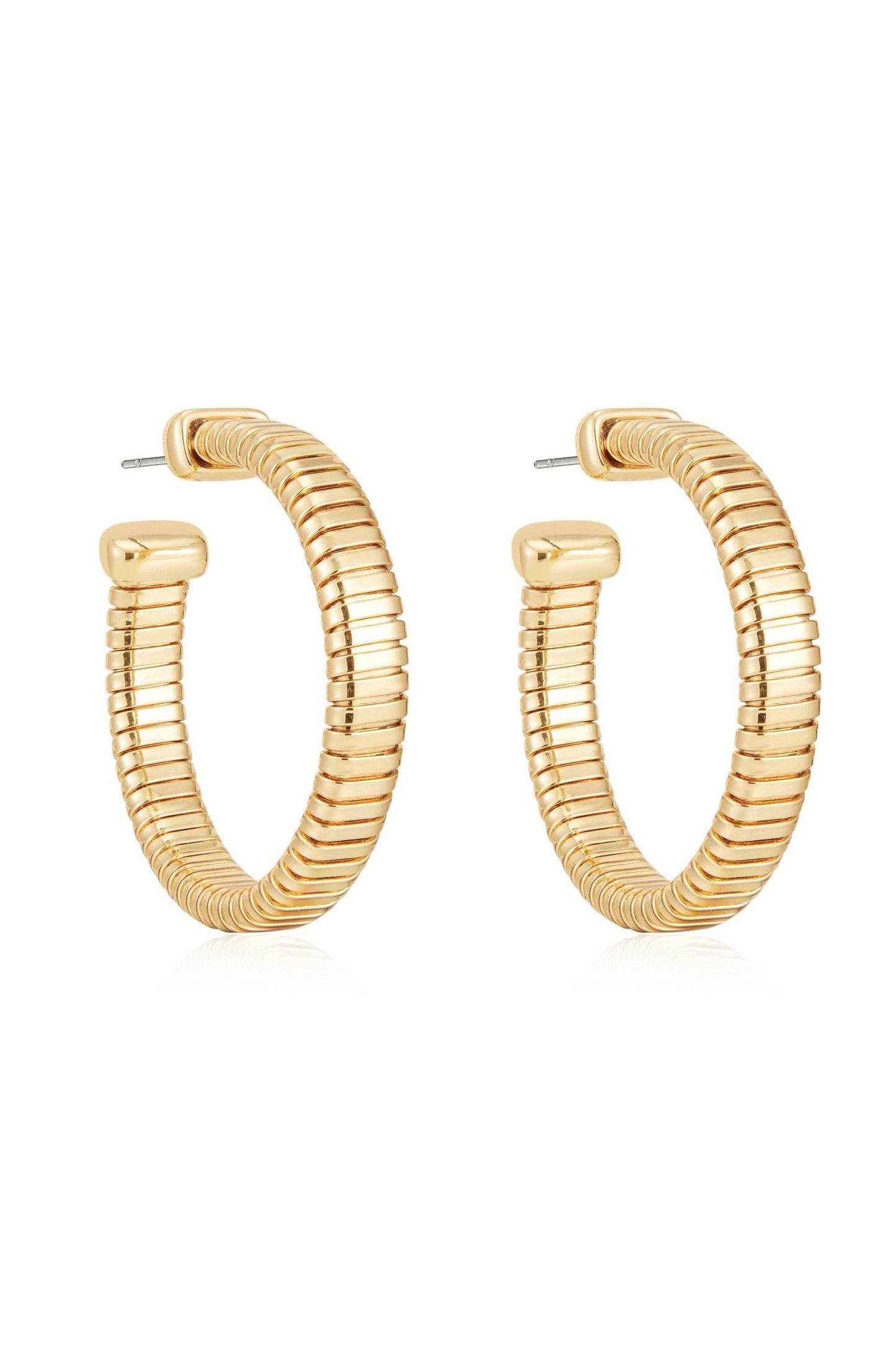 Flexible Hoop Earrings in Sleek Design