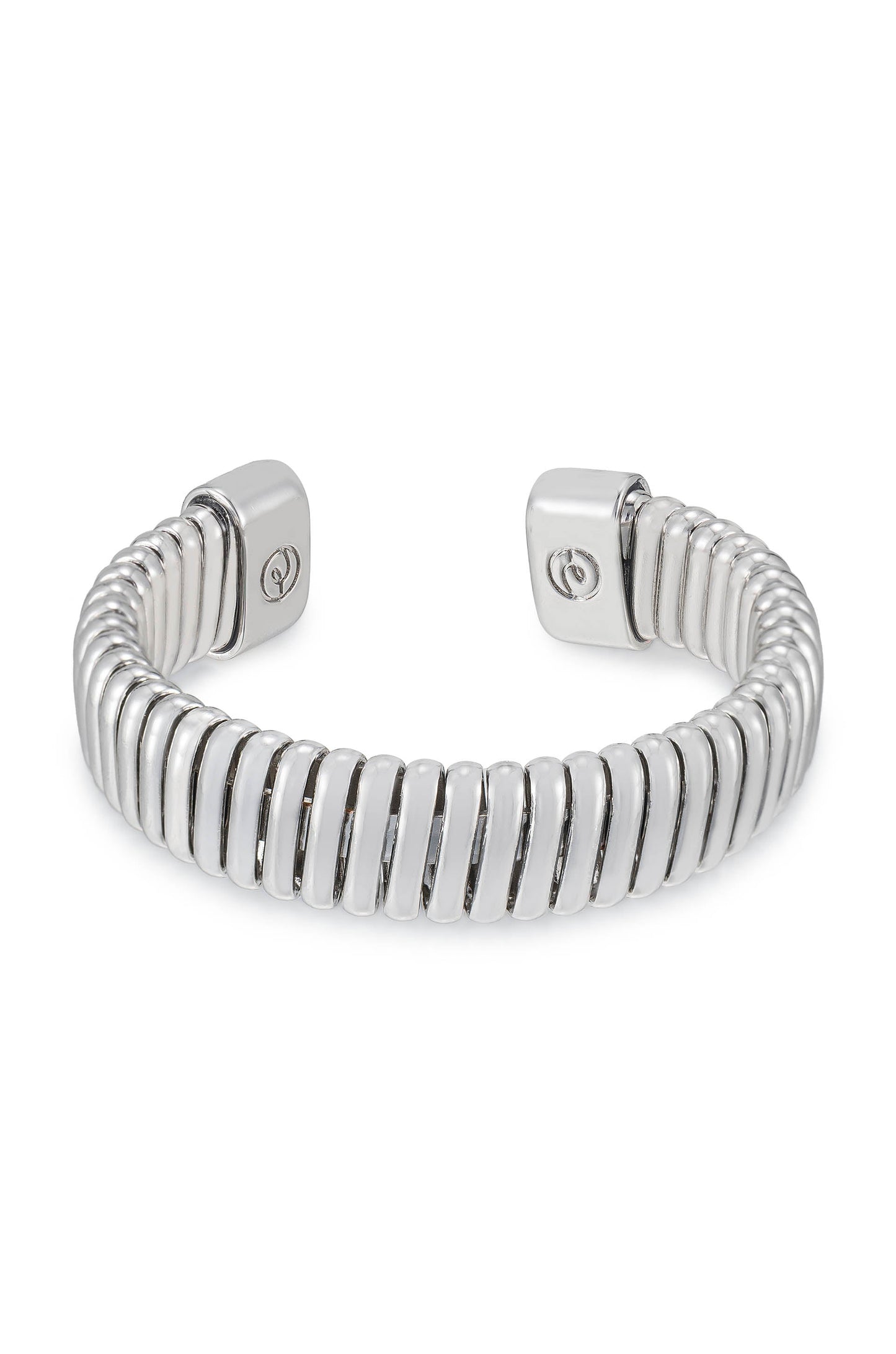 Silver Flex Band Cuff Bracelet for Stylish Wear