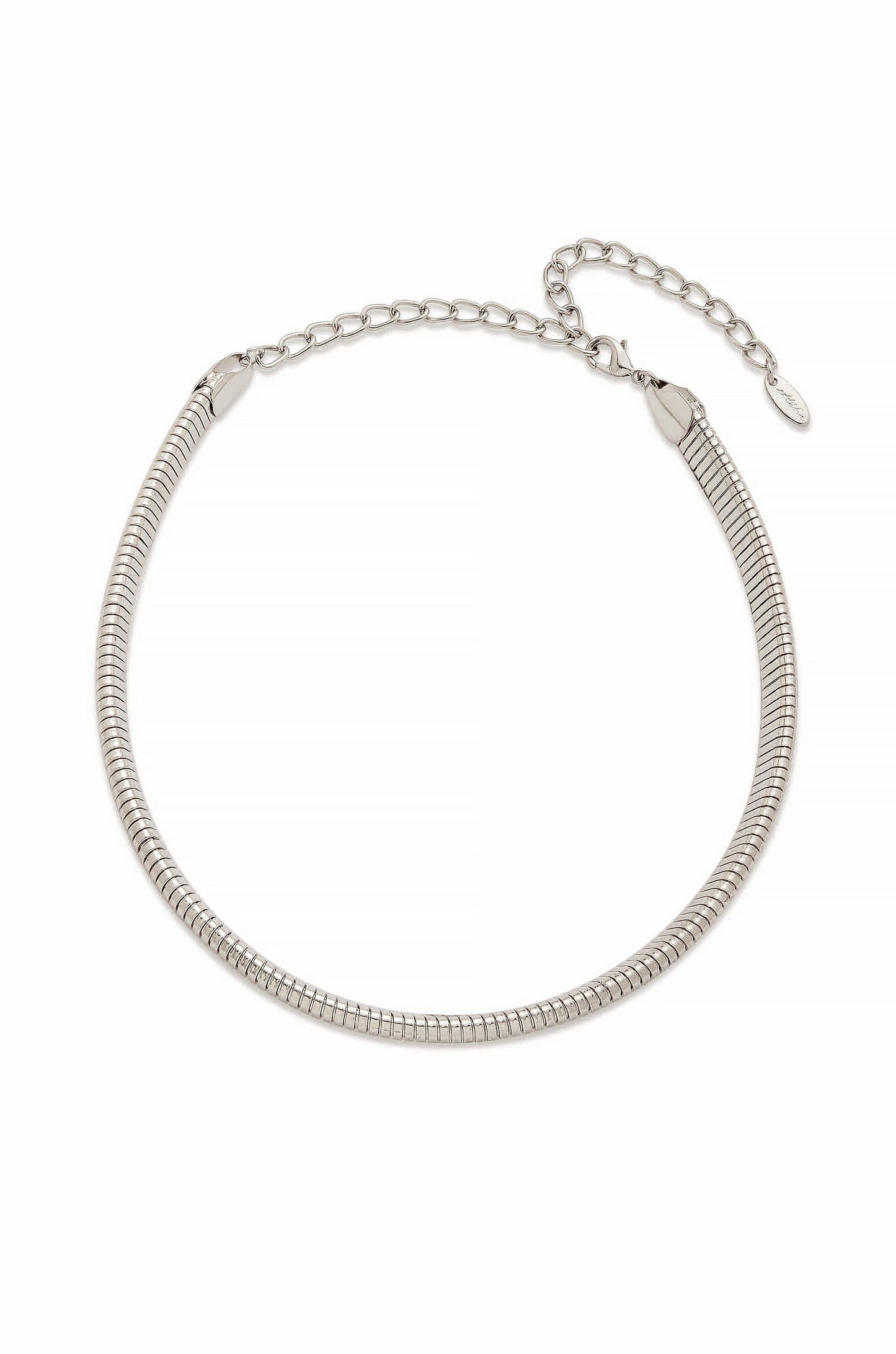 Flexible Snake Chain Necklace in Silver