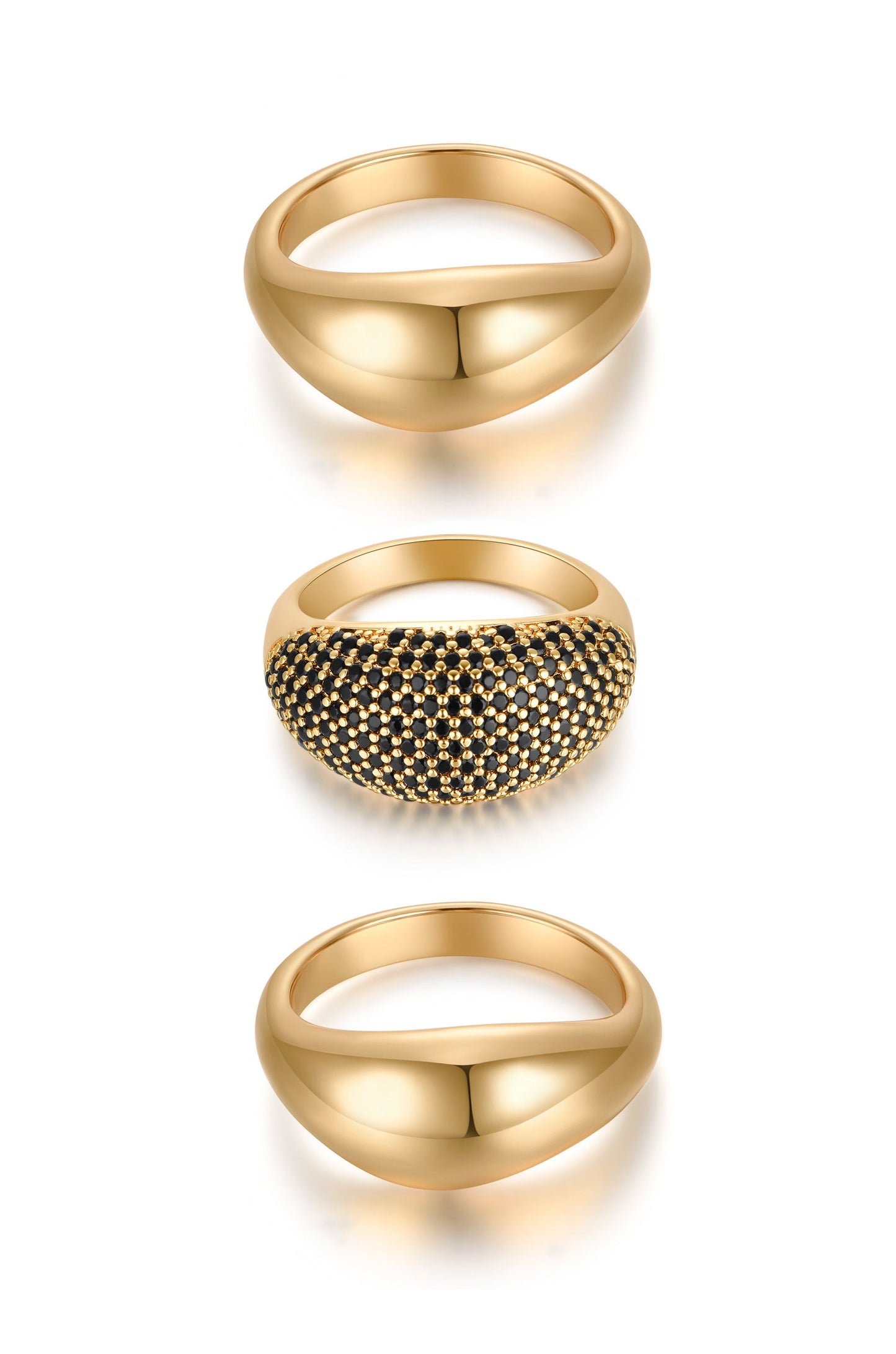 Elegant Glamour Ring Set for Any Occasion