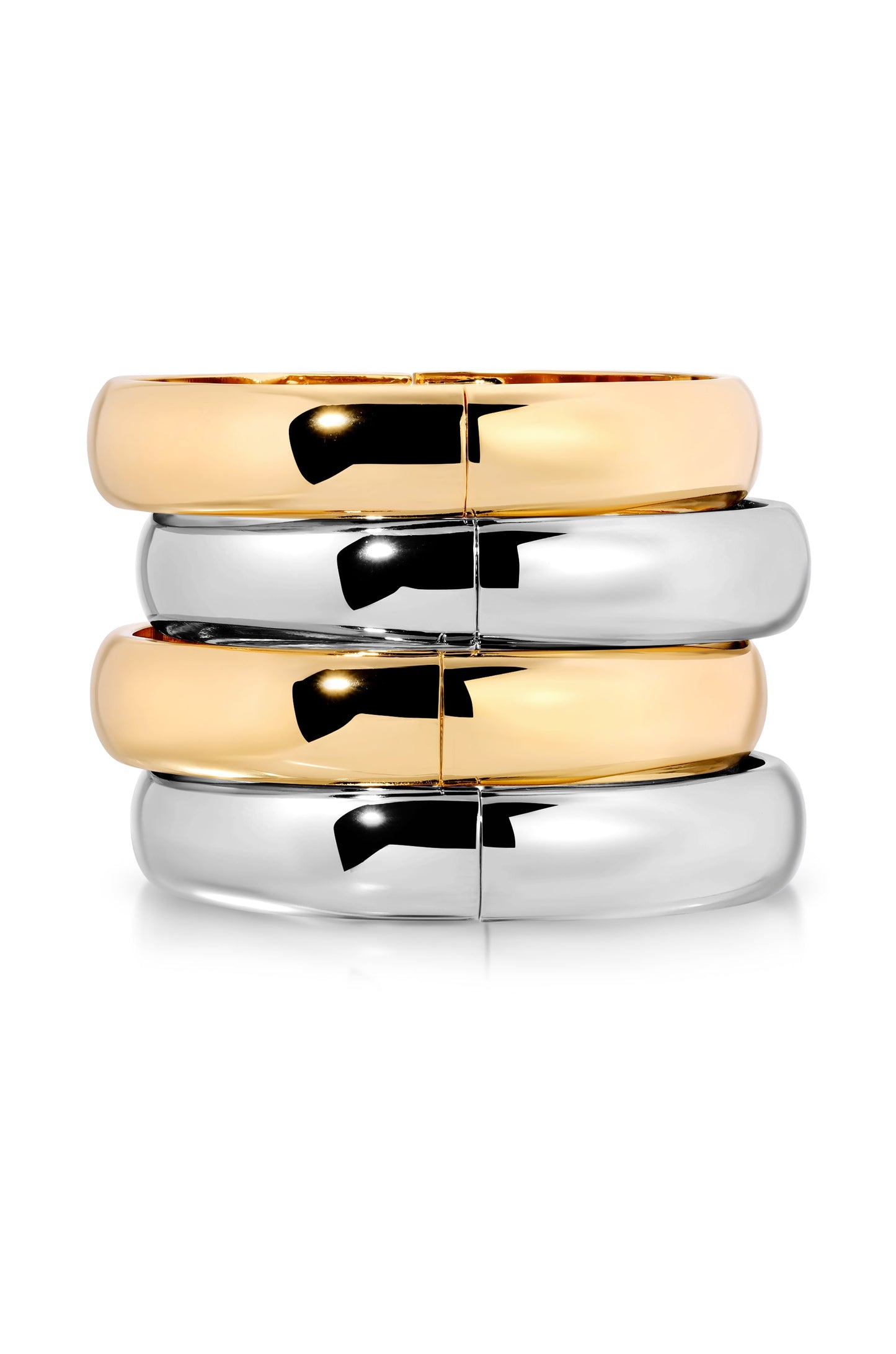 Minimalist Stackable Bangle Set in Various Colors