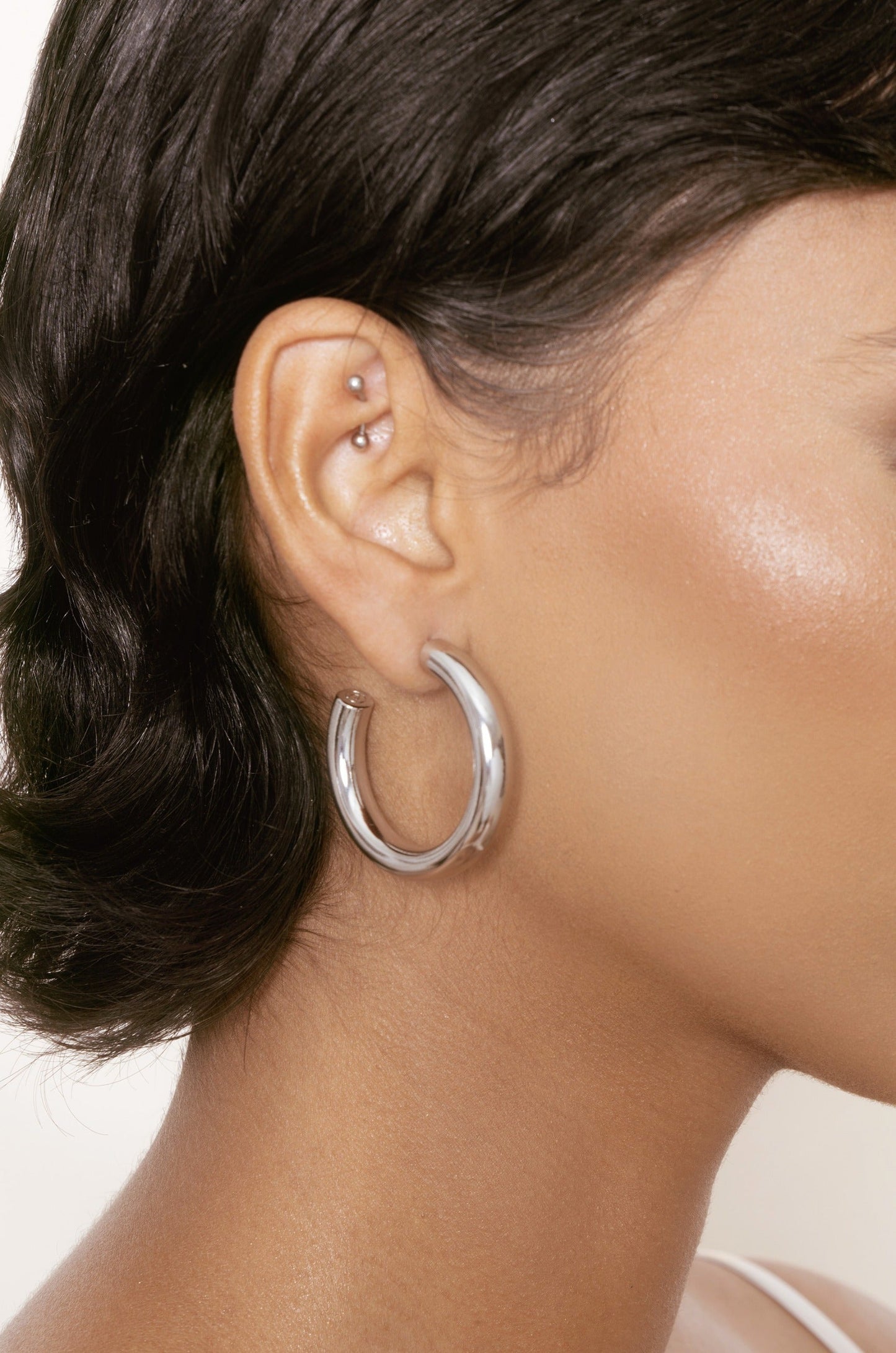 Thick Classic Hoop Earrings for Everyday Wear