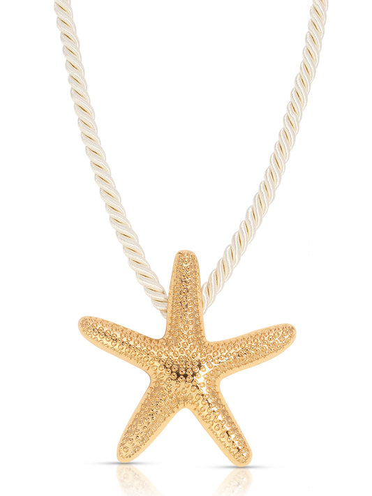 Statement Pendant Necklace with Starfish Design