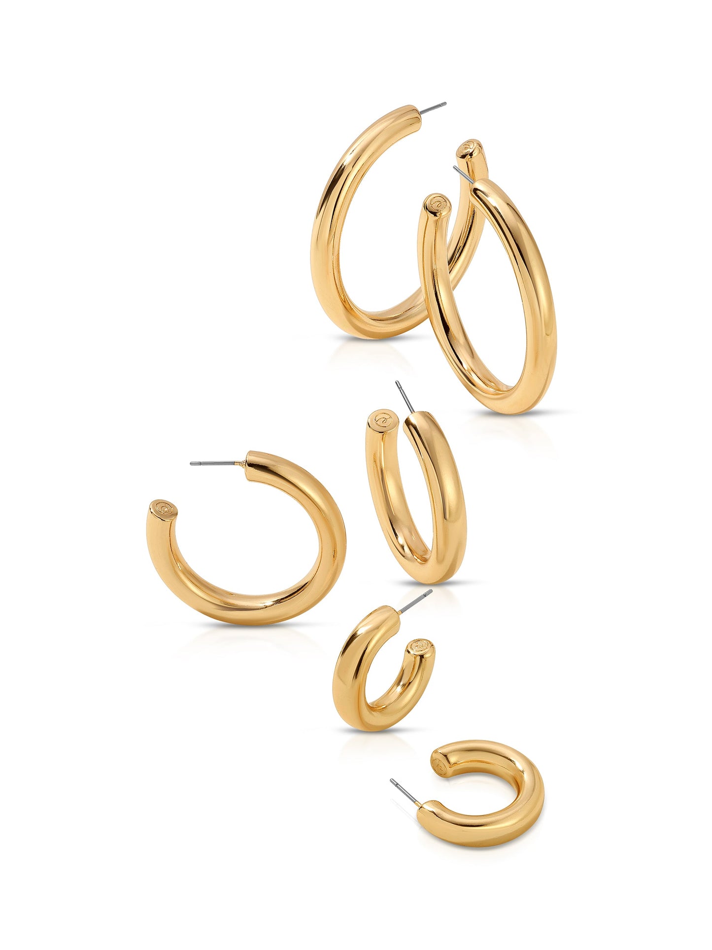 Thick Classic Hoop Earrings for Everyday Wear