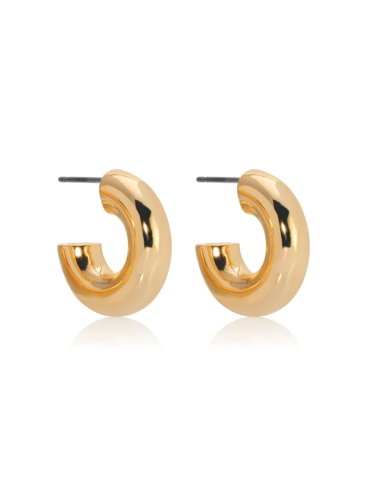 Thick Classic Mini Hoop Earrings