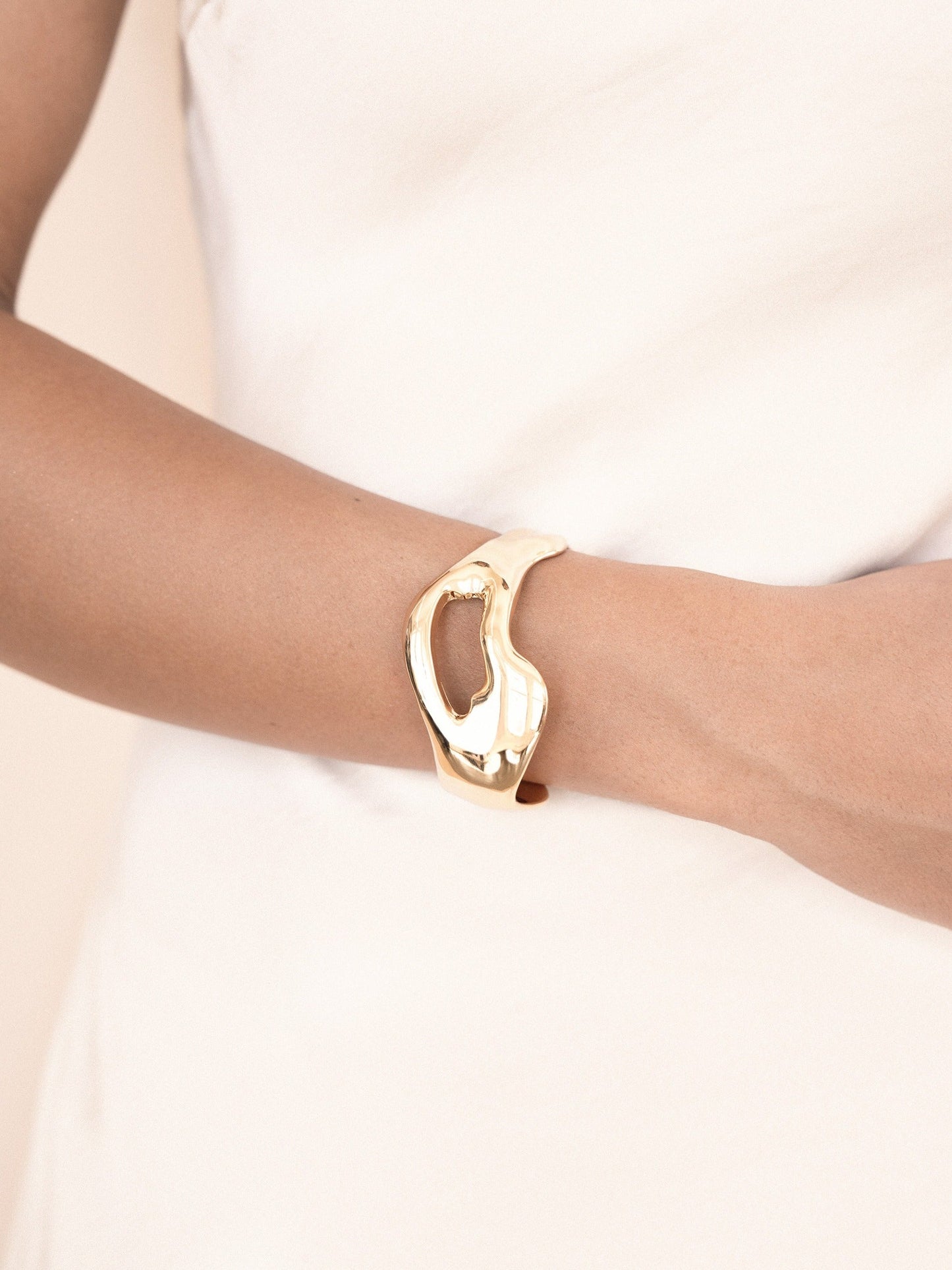 Abstract Open Design Cuff Bracelet