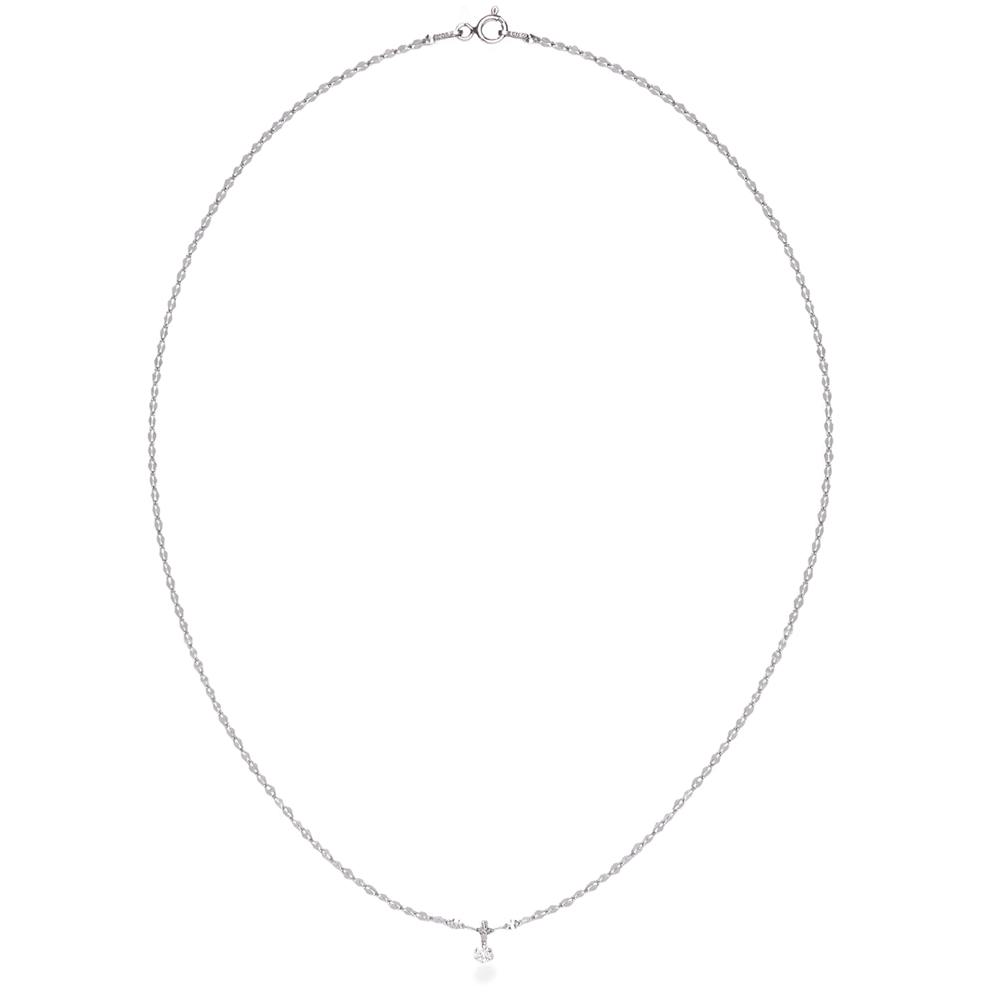 Diamond Necklace with Fairy Lights Design