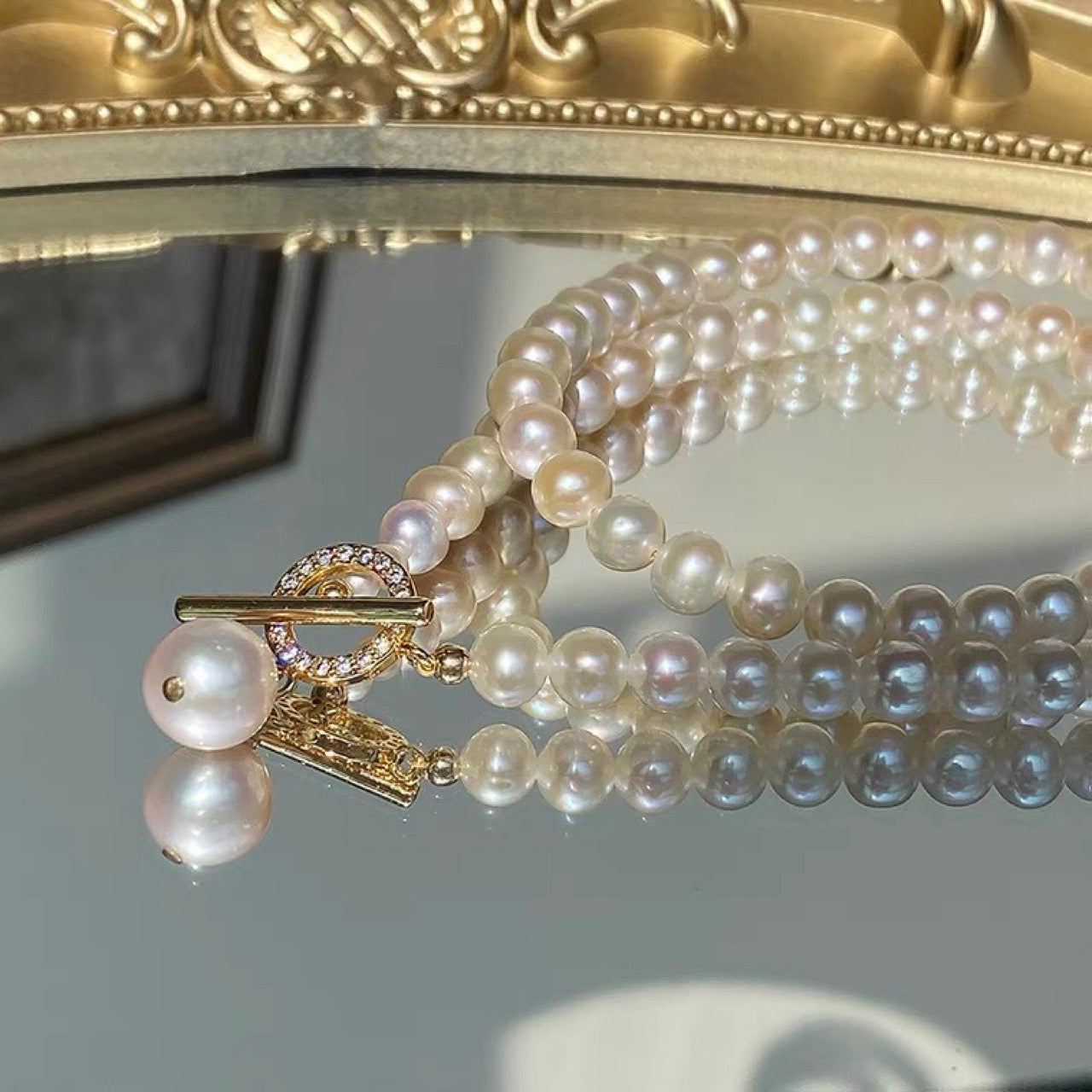 Freshwater Pearl Collar Pendant Necklace Design