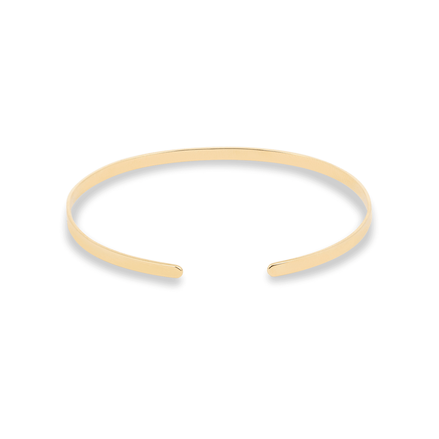 Sleek Flat Cuff Bracelet in Modern Style