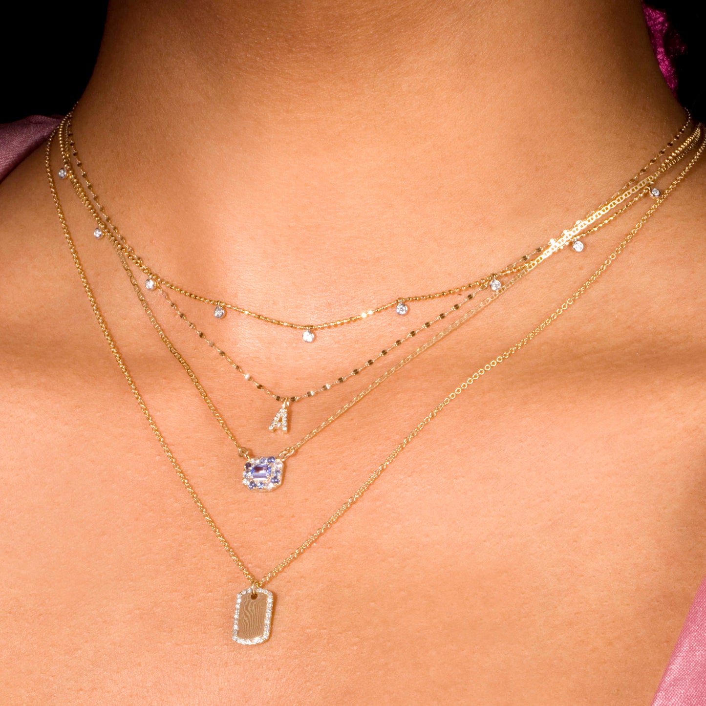 Sapphire Pendant Necklace in Elegant Design