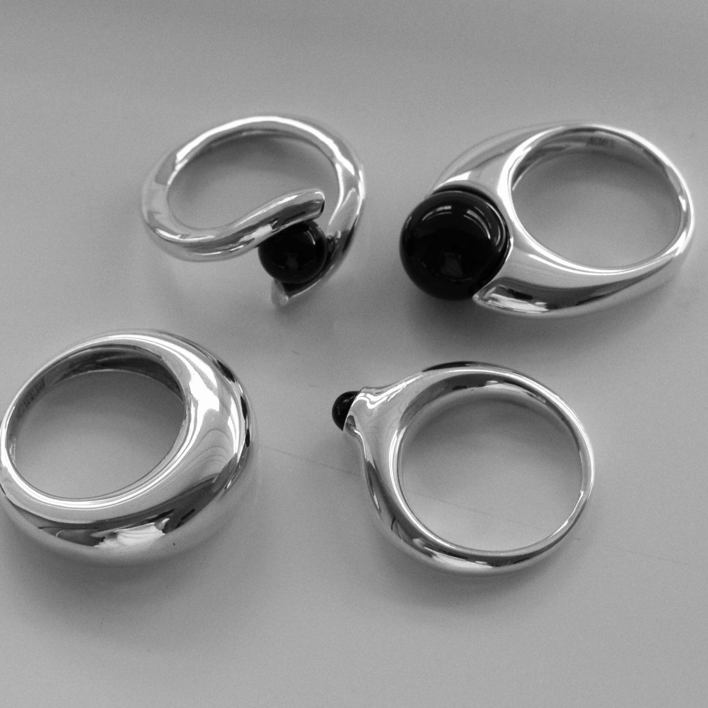 Elegant Silver Ring with Unique Design 5