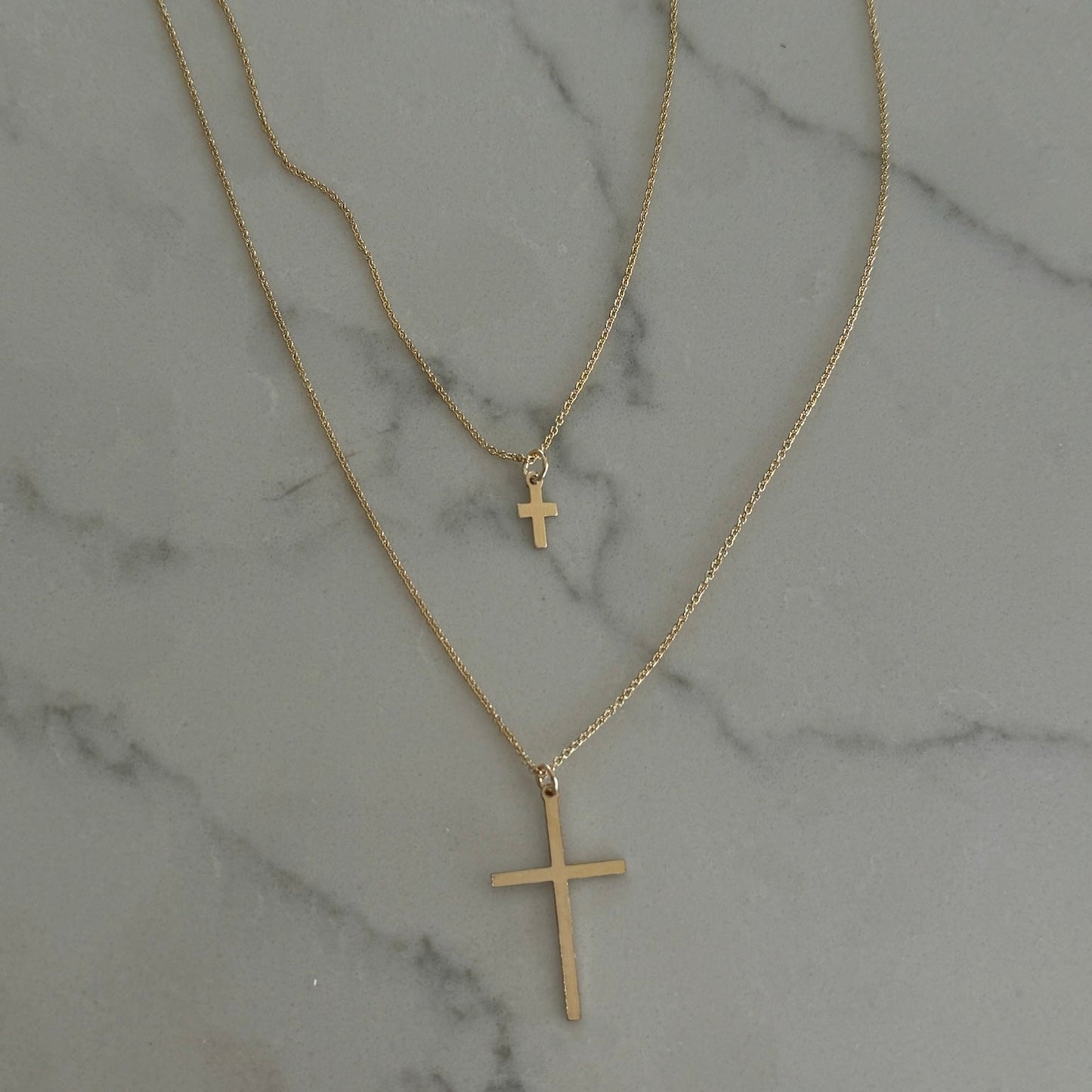 Matching Cross Necklaces for Moms and Kids