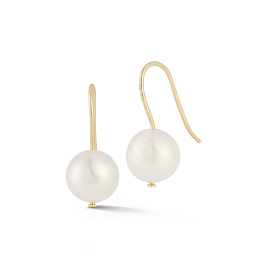 Pearl Drop Earrings in 14kt Gold