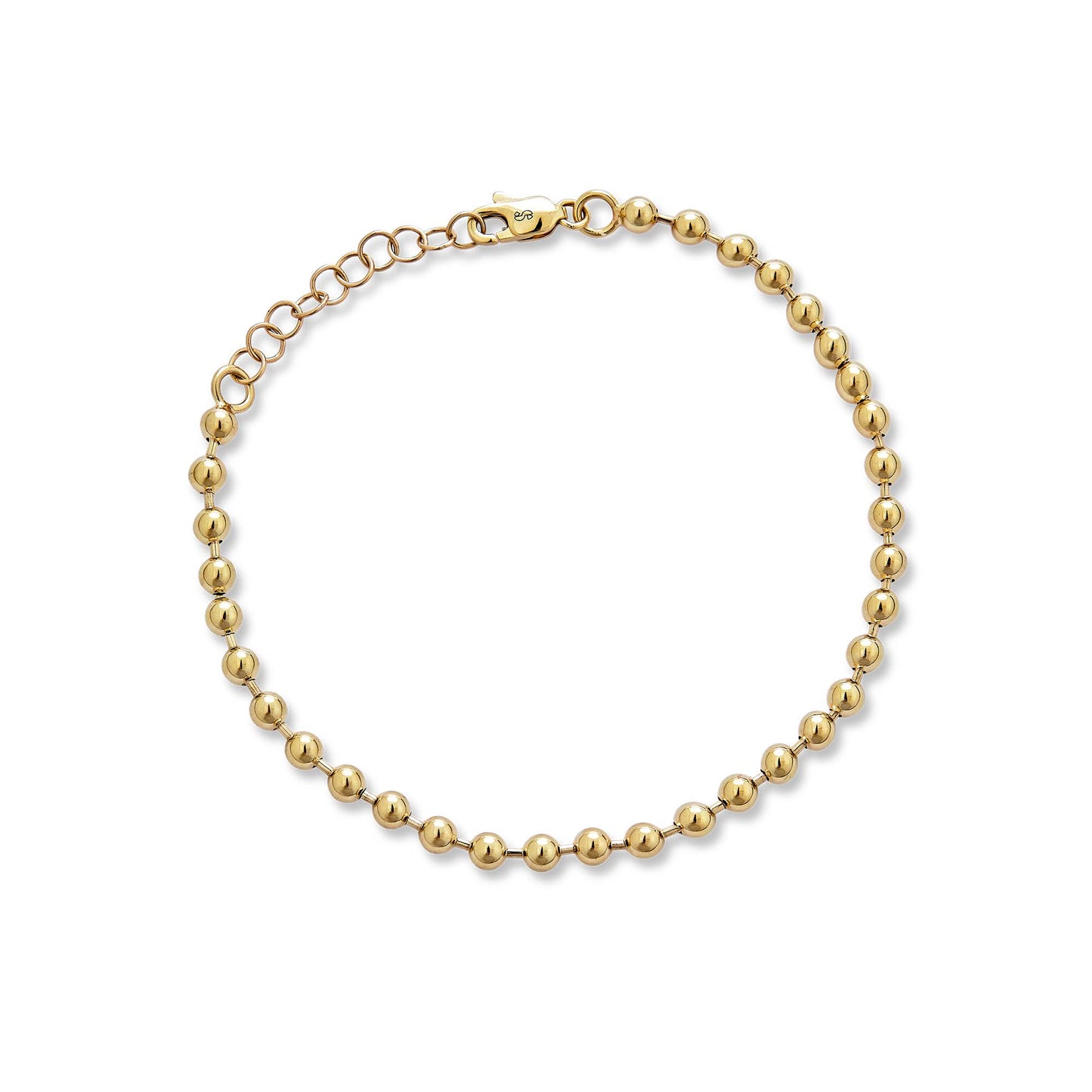 Elegant Gold Ball Chain Bracelet for Women