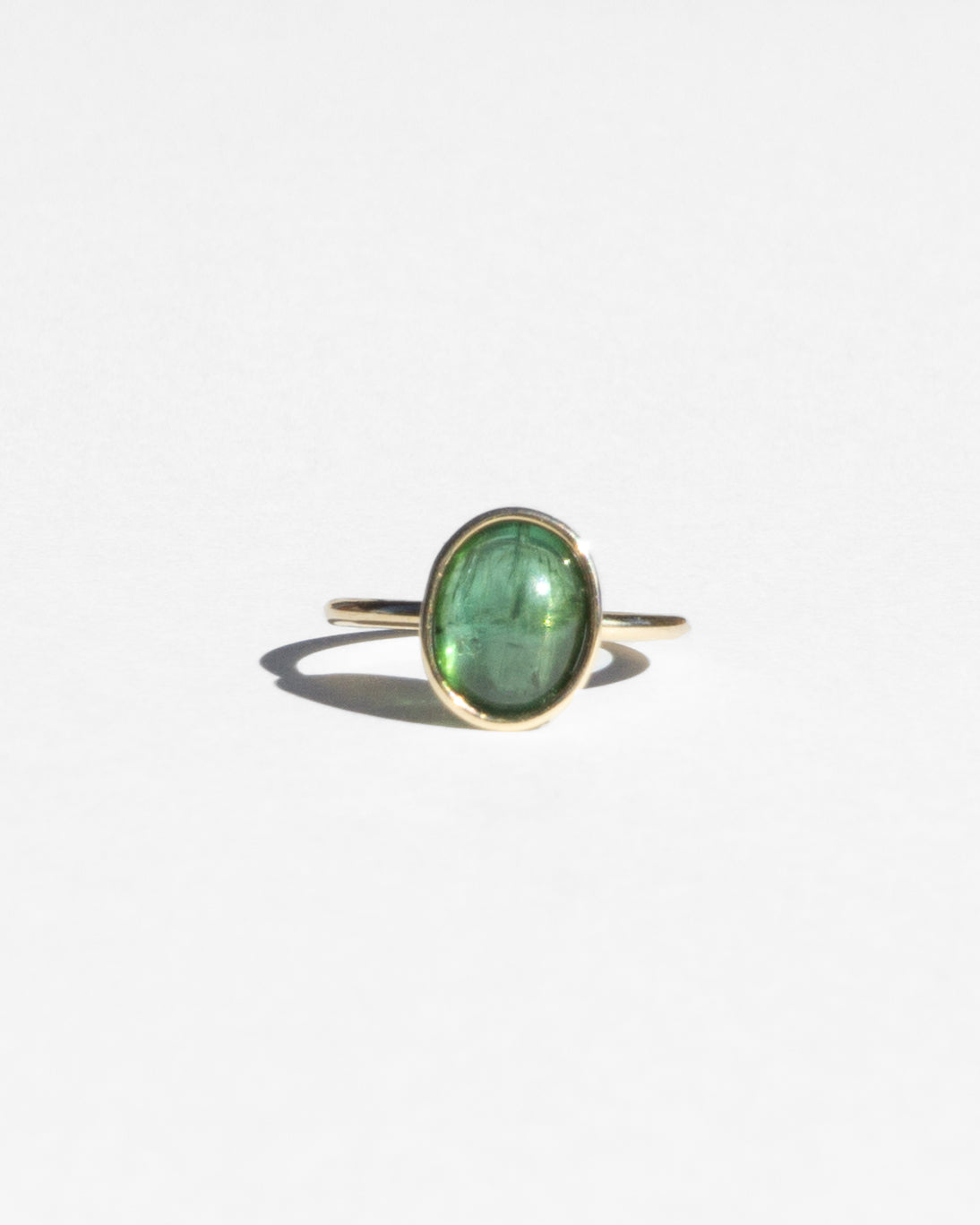 14K Floating Tourmaline Ring Design