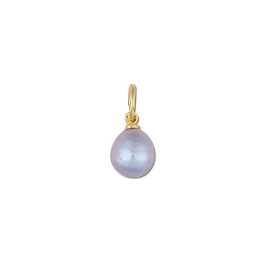 Gray Cloud Pearl Charm Jewelry Piece