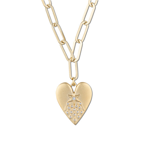 Heart Shaped Silver Necklace for Elegant Style