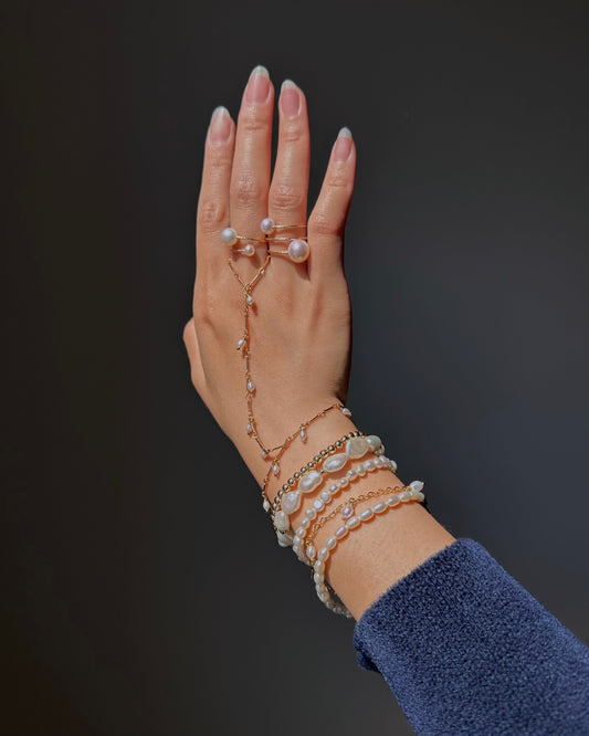 Stylish Hand Chain Accessory in Elegant Design