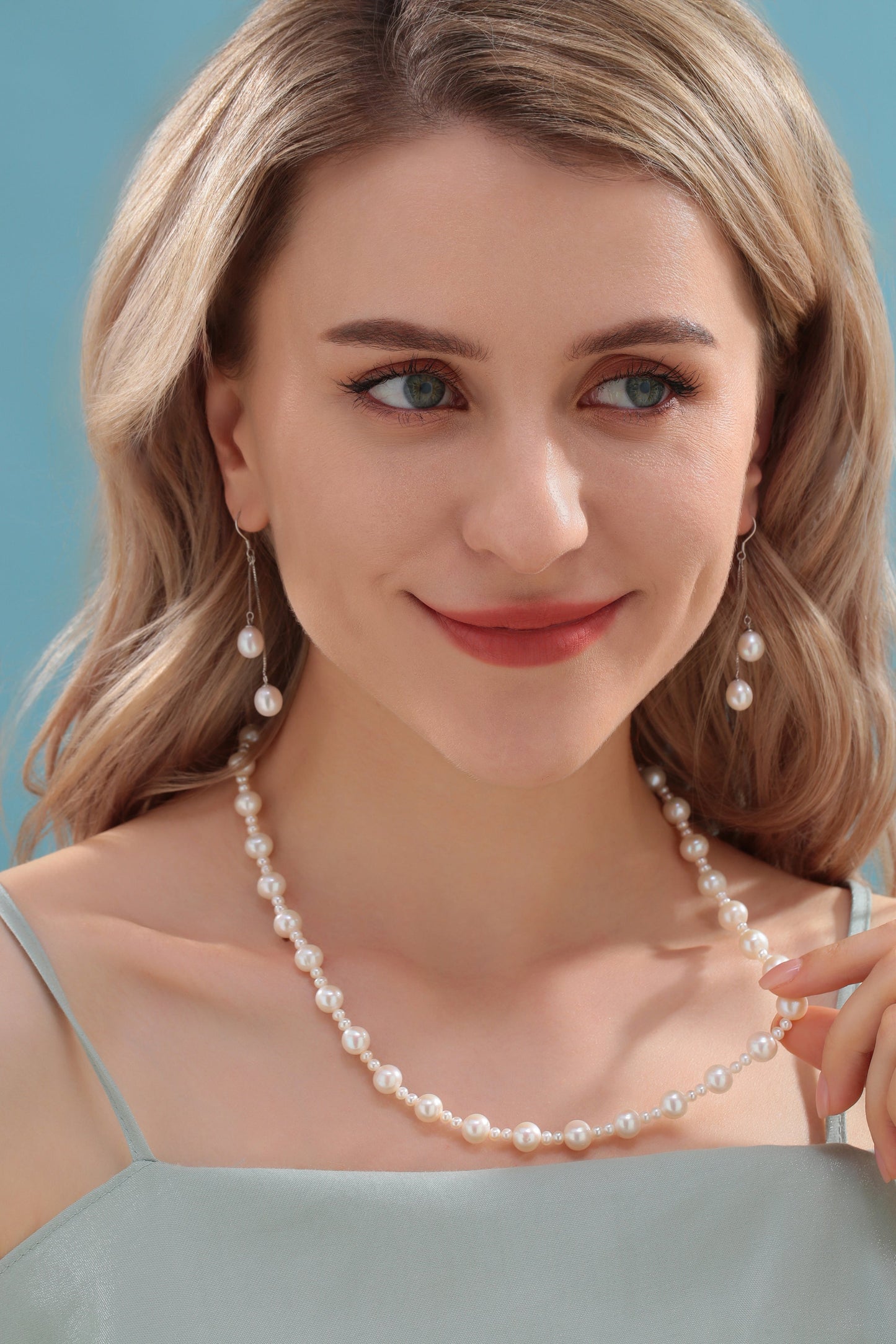 Freshwater Pearl Beaded Elegance Necklace