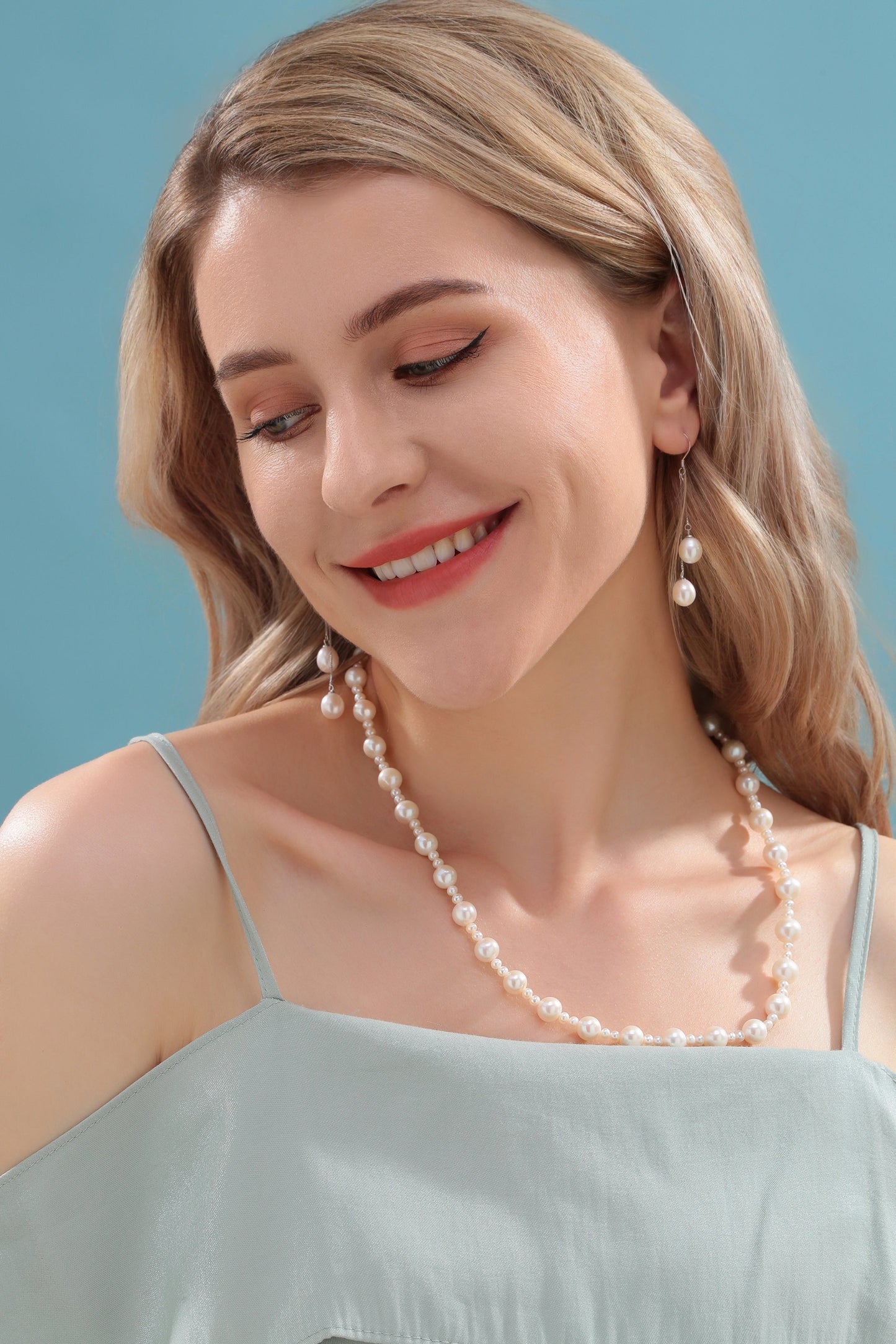 Freshwater Pearl Beaded Elegance Necklace