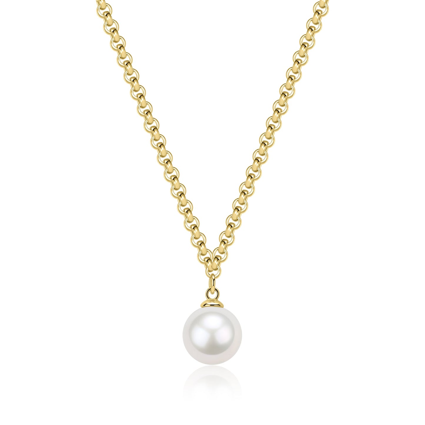 Freshwater Pearl and Lorna Pendant Necklace